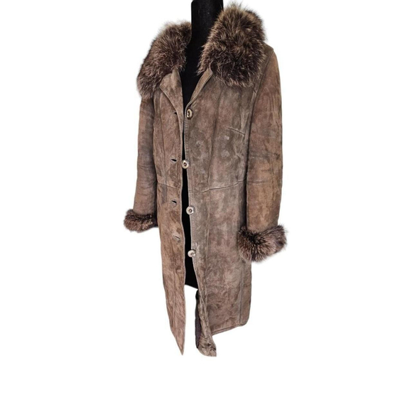Vintage Shearling Penny Lane Coat like Medium - Picture 3 of 8